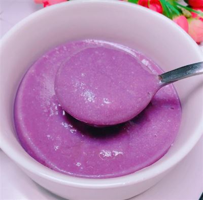 紫薯小米糊